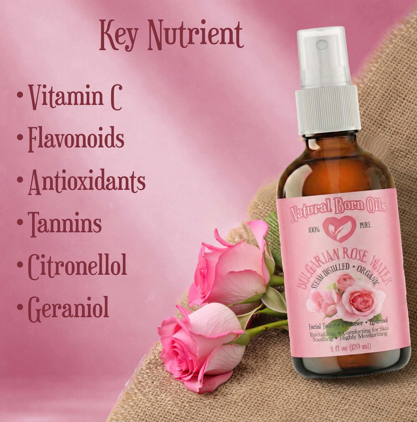Rose Water Hydrosol