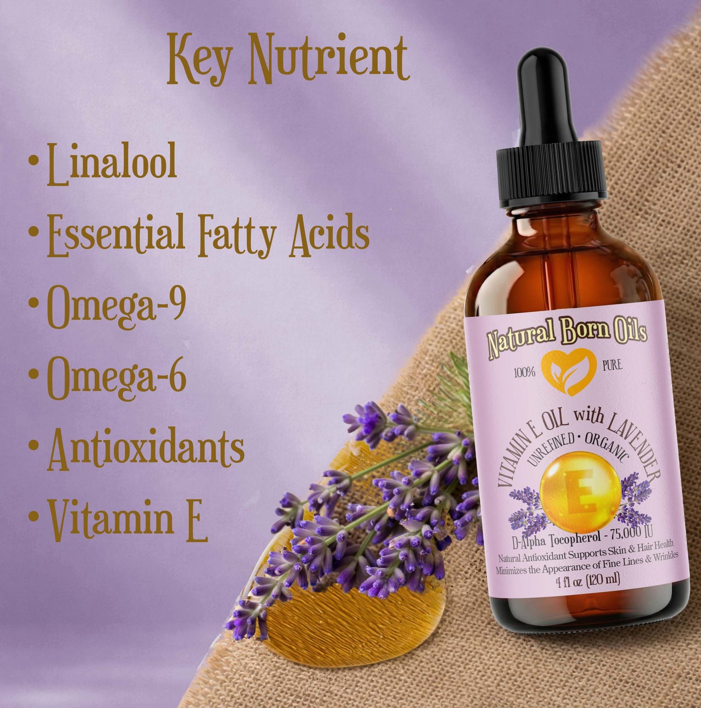 Vitamin E with Lavender Oil