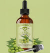 Neem seed oil bottle 
